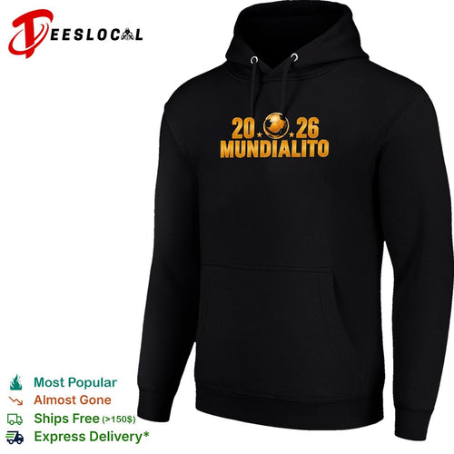 20 26 Mundialito Soccer Gold Emblem 2026 World Cup Tournament Logo Shirt