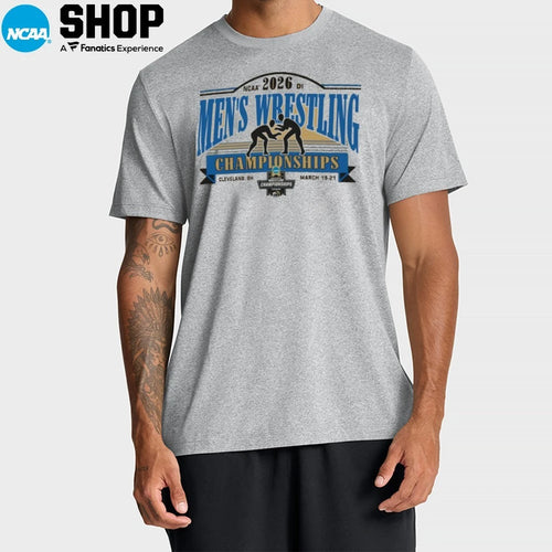 2026 NCAA DI Men’s Wrestling Championships Cleveland Oh March 19-21 T-Shirt