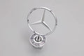Mercedes C230 Sedan 2003 2004 2005 Front Hood Chrome Emblem, Genuine OEM 2108800186, Benz Star Hood Ornament