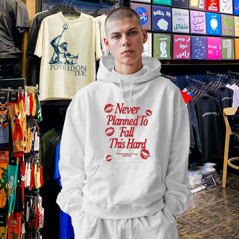 Never Planned To Fall This Hard You’re Looking Pretty Hot Overthere T-shirt
