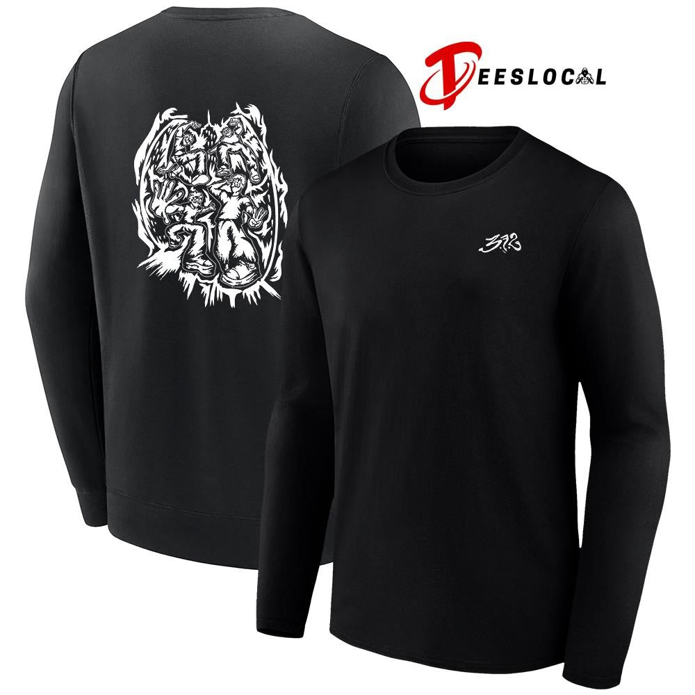 3Fs friends art graphic shirt