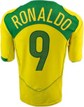 Brazil 2004/05 Men’s Soccer Jersey Fan Version Short Sleeve Shirt for Game Day, Training, or Casual Wear