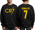 Ronaldo Youth Hoodie, Ronaldo Soccer Fan Sweatshirt, Youth Hoodie, Soccer Sports Fans Gifts, No 7 Football Sweatshirt
