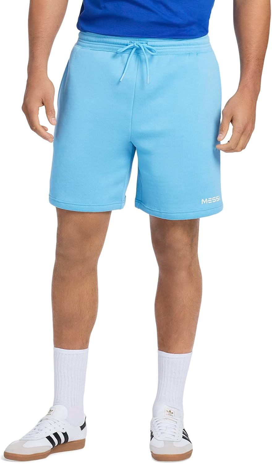 Men's Lifestyle Mesh Fleece Shorts with Drawstring, Comfortable Fit