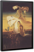 Profanation of The Host by Salvador Dali Posters Prints Canvas Deco Paintings Vintage Wall Art For Offices Living Rooms And Bedrooms Hanging Frame 12" L X 18" W