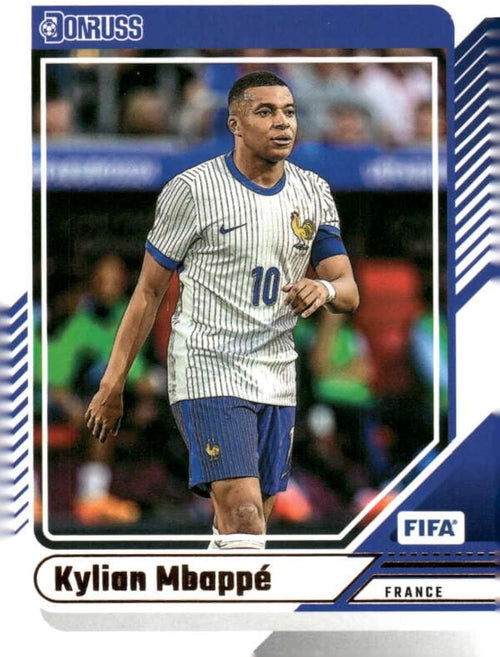 2024-25 PANINI DONRUSS #100 KYLIAN MBAPPE FRANCE SOCCER OFFICIAL TRADING CARD OF SOCCER