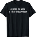 A Little Bit Emo A Little Bit Yeehaw Funny Western Goth T-Shirt