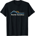 Retro North Carolina NC T Shirt Vintage Mountains Tee T-Shirt