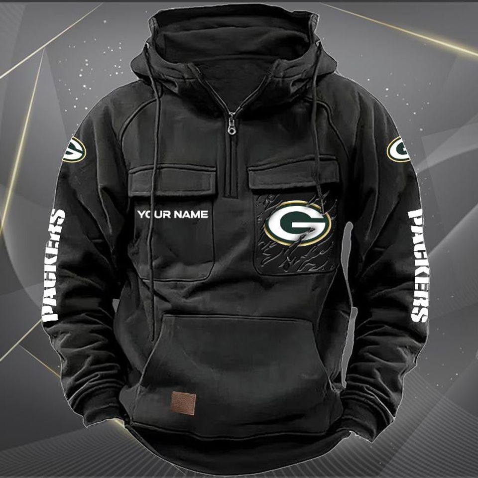 Green Bay Packers Custom Cargo Hoodie