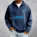 Detroit Lions Men's Denim Long - Sleeve