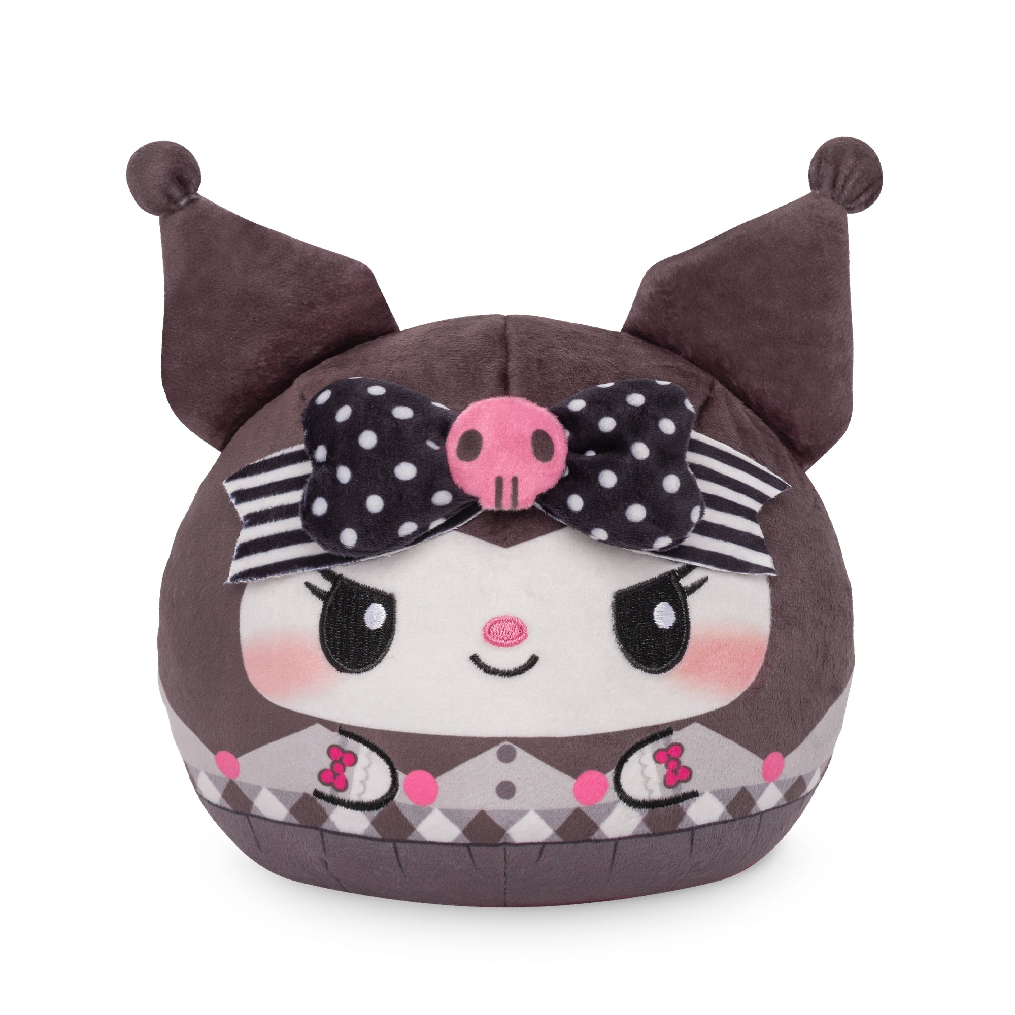 Anniversary My Melody & Kuromi 6" Reversible Plushie (Pink + Black)