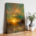 City Sunset Landscape Canvas Wall Art for Living Room, Gradient Clouds Modern Poster Print Painting for Bedroom Office Home Decoration Wall Pictures Prepare To Hang 22"x28"