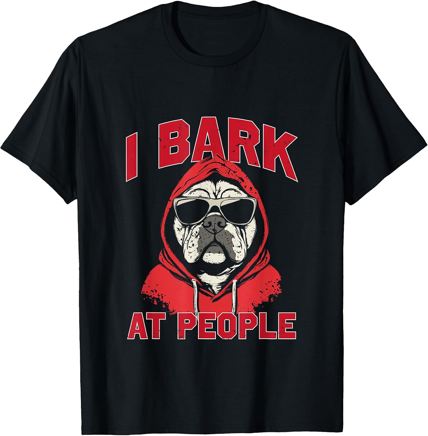 I Bark At People Tee - Georgia Fan Gifts