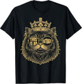 This is an Outrage Funny Princess Cat Donut Gold Womens Mens T-Shirt