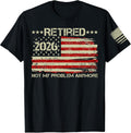 Retirement Gifts for Men Women,Retirement Shirts for Men,2026 Retirement Decorations,Retired Shirts for Dad,Mom
