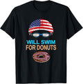 Merch Whiz Swim Girls Boys Kids Sports USA Flag