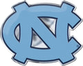 FANMATS 60546 North Carolina Tar Heels Heavy Duty Aluminum Embossed Color Emblem, Auto Emblem Decal