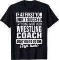 Funny Wrestling coach coaching gifts ideas Co
