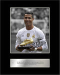 Cristiano Ronaldo Signed Mounted Photo Display Real Madrid