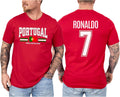 Ronaldo 7 Unisex Two-Sided Portugal Graphic T-Shirt for Men & Women | Adult Tee with Front & Back Print