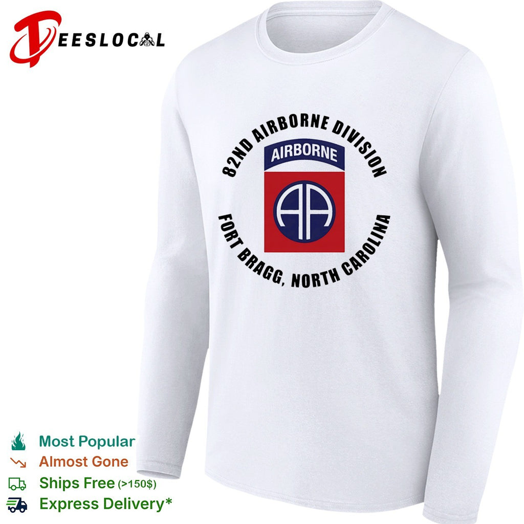 82nd Airborne Division Fort Bragg North Carolina AA All American shirt