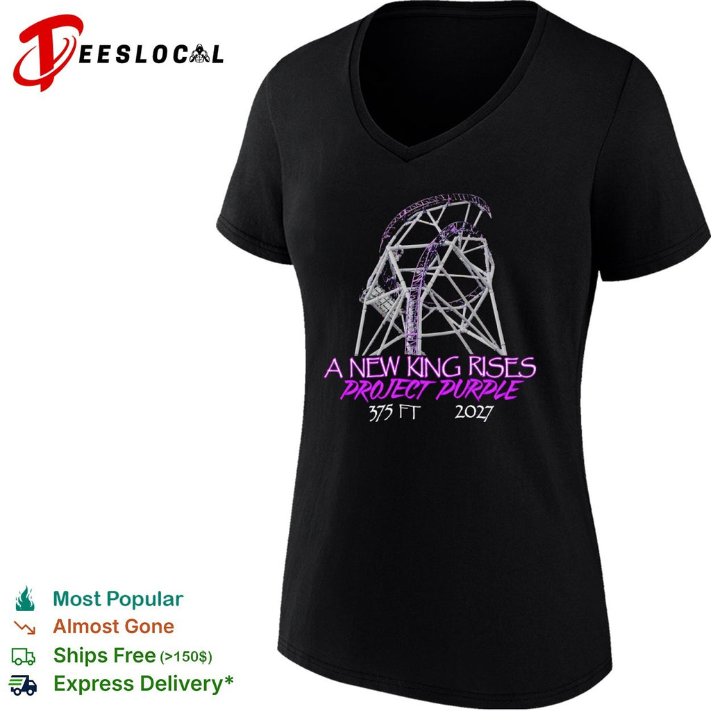 A New King Rises Project Purple 375 ft 2027 Roller Coaster shirt