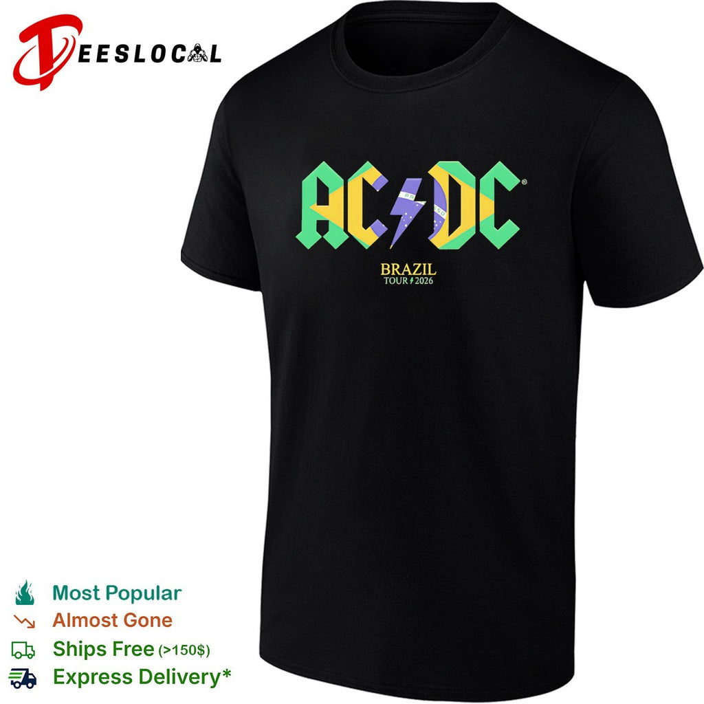 ACDC Brazil Tour 2026 shirt