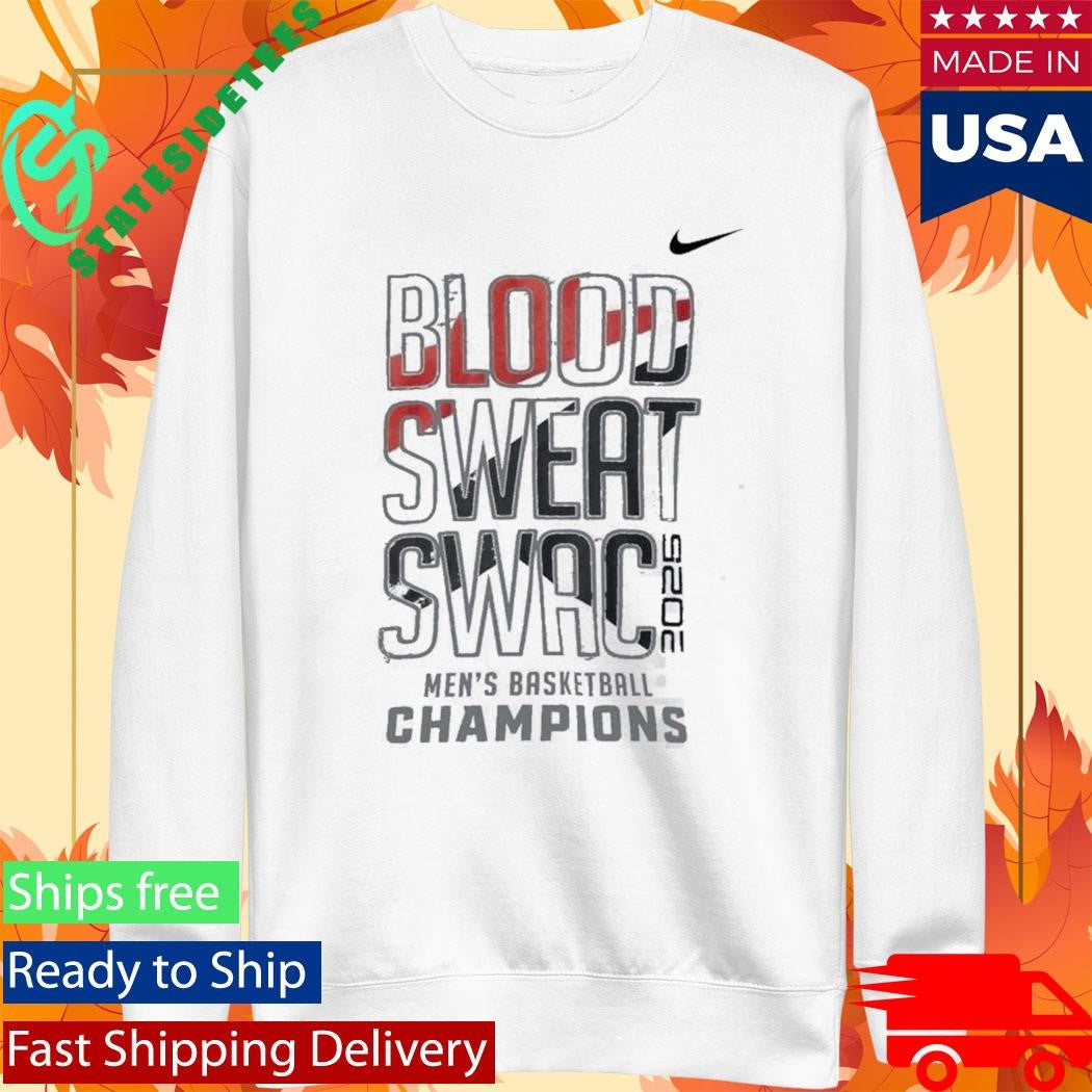 A&amp;M University Panthers Men’s Basketball PVAMU 2026 Blood Sweat Swac Champions T-Shirt