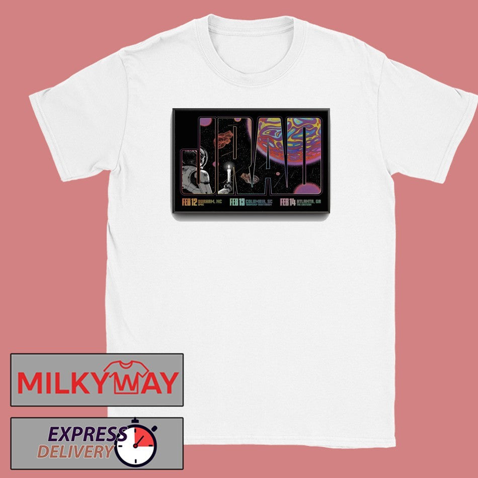 Joe Russo’s Almost Dead Atlanta GA Feb 14 2026 Poster shirt