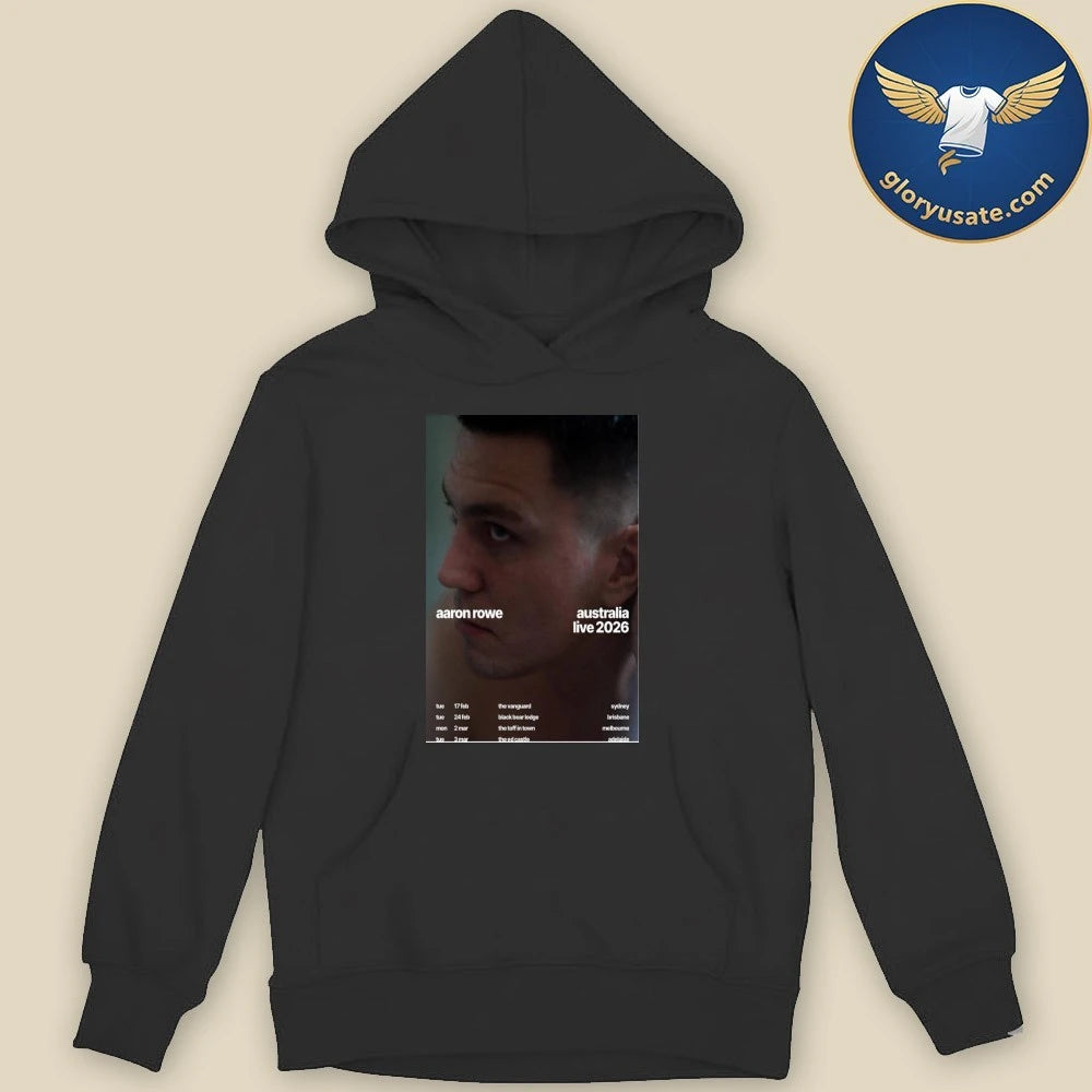 Aaron Rowe Australia Live 2026 Poster Shirt