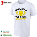 Adult humor yellow ribbon anal bead 1 tug o war champion shirt