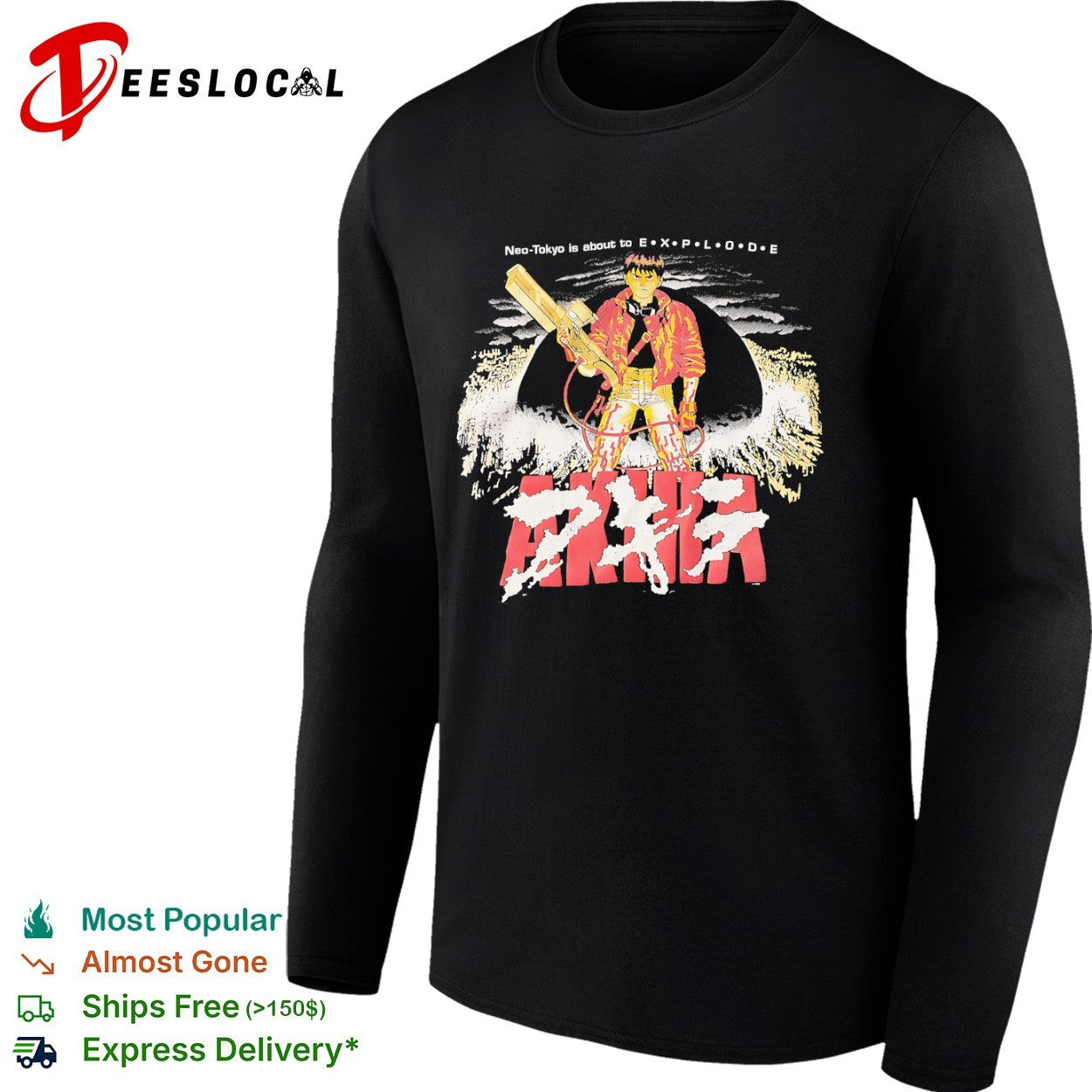 Akira Neo Tokyo is about to E X P L O D E Released by Streamline Pictures shirt
