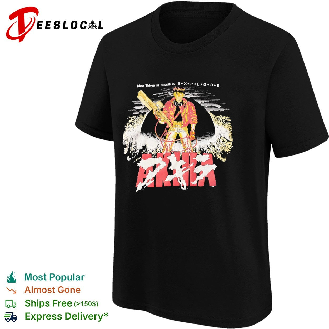 Akira Neo Tokyo is about to E X P L O D E Released by Streamline Pictures shirt