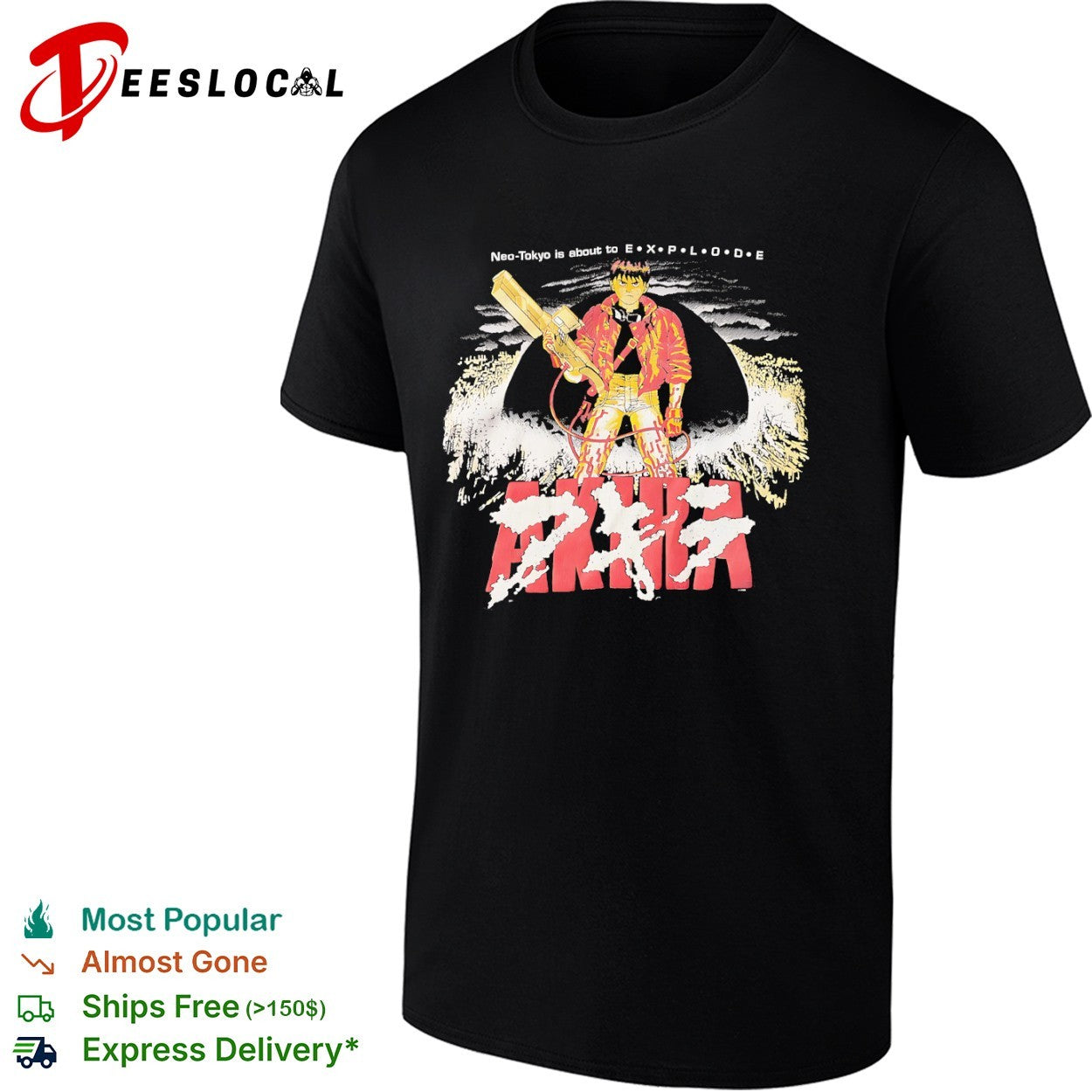 Akira Neo Tokyo is about to E X P L O D E Released by Streamline Pictures shirt