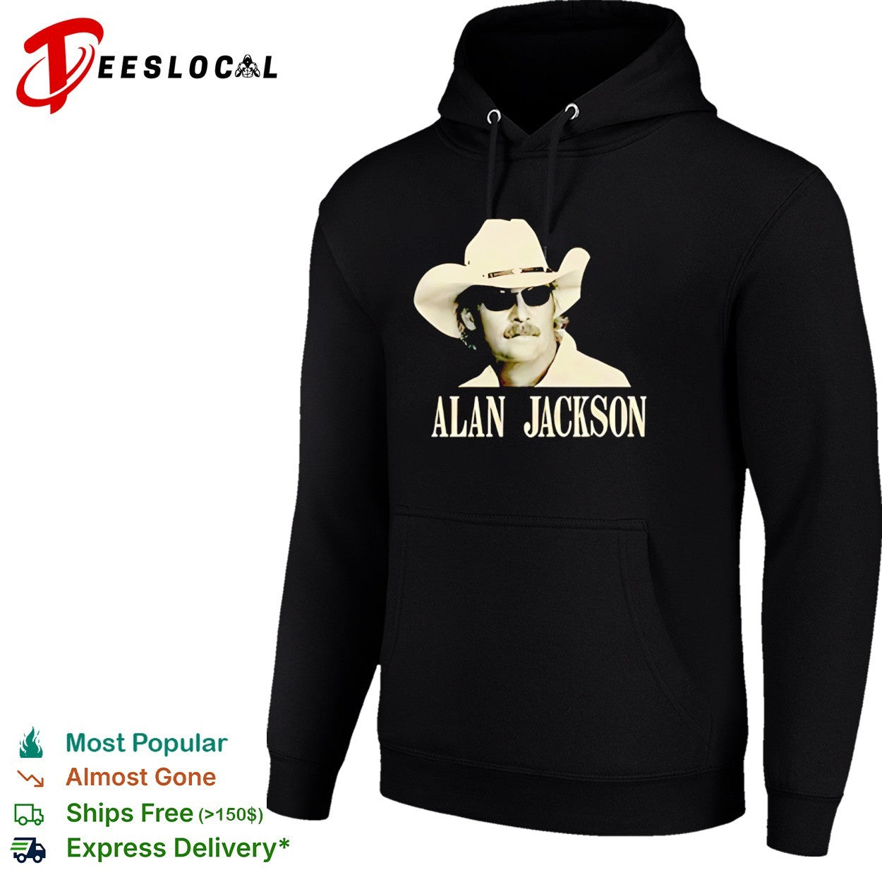 Alan Jackson Country Music Star Portrait Shirt