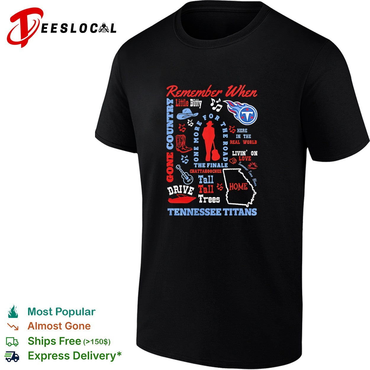 Alan Jackson Tennessee Titans Remember When Little Bitty Here in the Real World shirt
