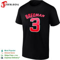 Alex Bregman 3 Chicago Cubs MLB Shirt