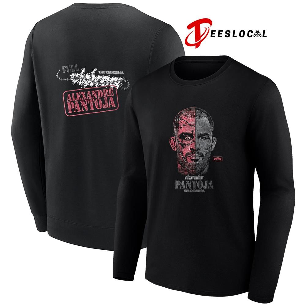 Alexandre Pantoja the Cannibal full violence portrait graphic shirt