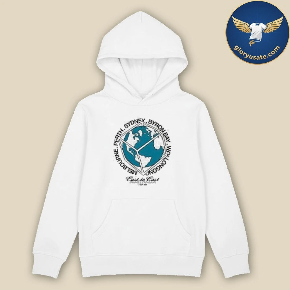 Ali Australia Tour East to East Globe Rectangle T-Shirt