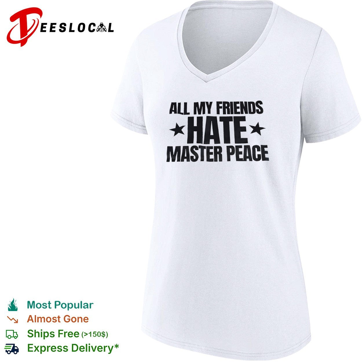 All My Friends Hate Master Peace shirt