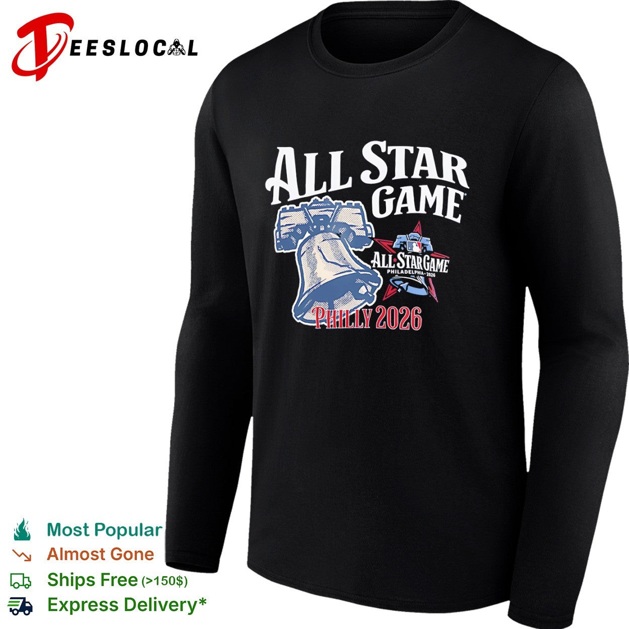 All Star Game Philadelphia Phillies 2026 MLB Liberty Bell shirt
