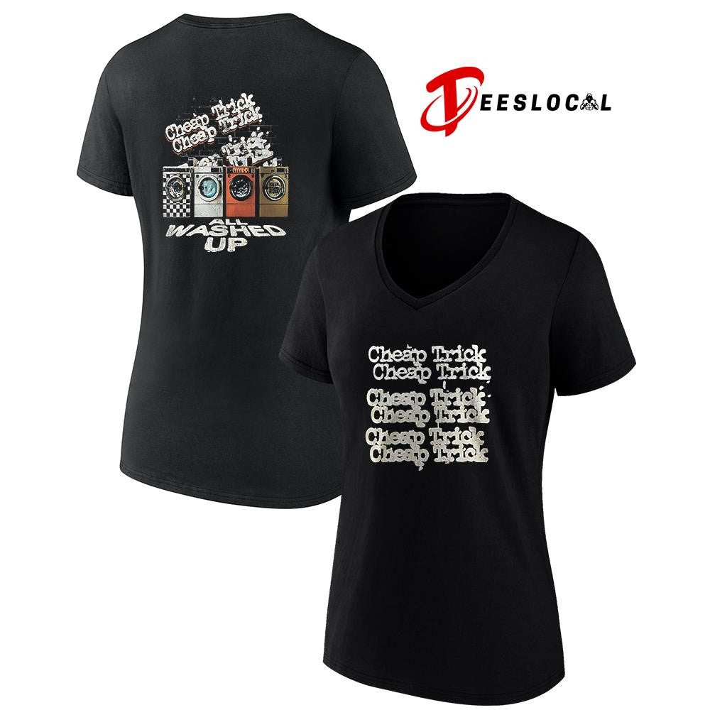 All washed up Cheap Trick album release graphic shirt