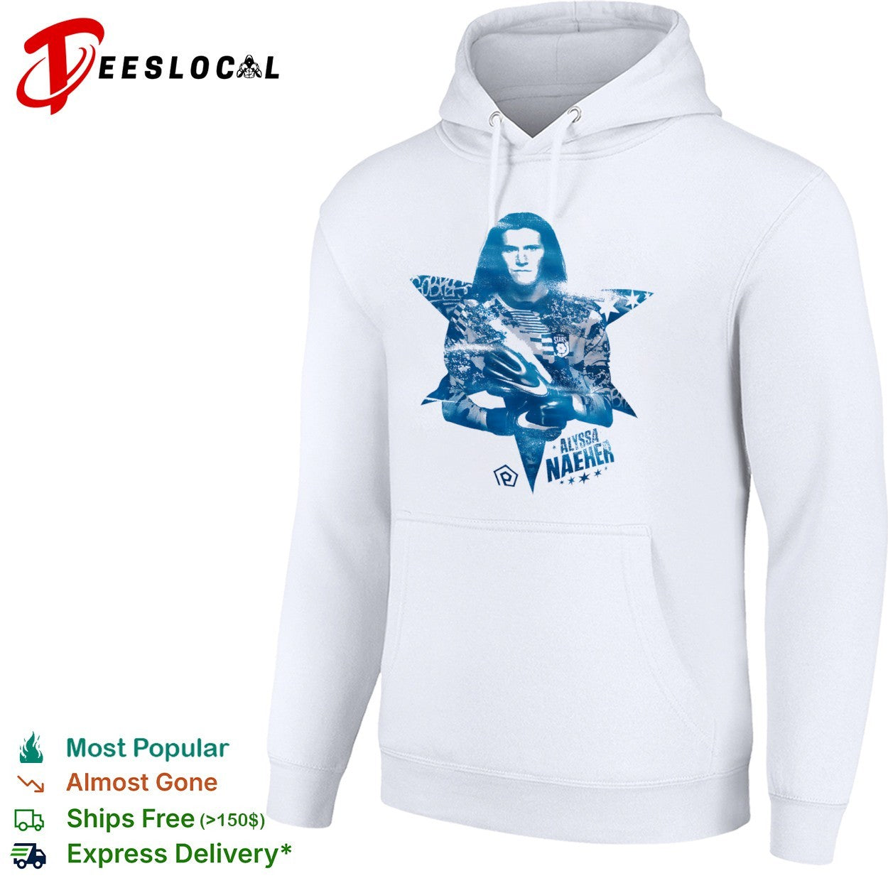 Alyssa Naeher Chicago Red Stars star portrait shirt