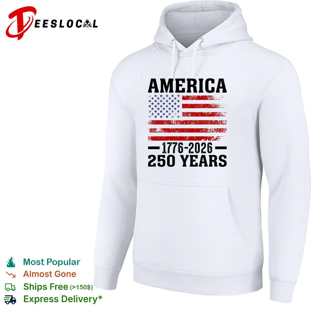 America 1776 2026 250 years flag shirt