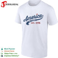America 250 Years Est 1776 Patriotic Fourth of July Independence Day Celebration shirt