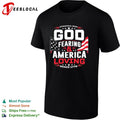 America 250 god fearing and America loving since 1776 shirt