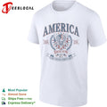 America Home of the Brave Land of the Free Estd 1776 One Nation Under God shirt