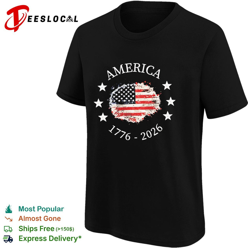 America stars flag 1776 2026 shirt