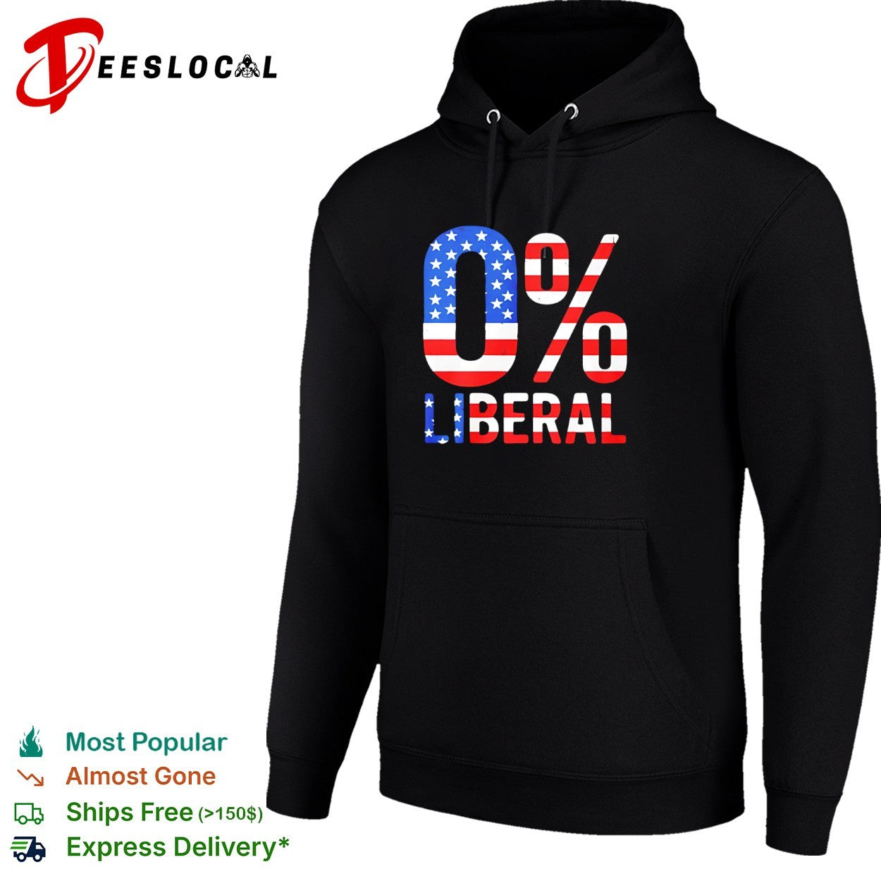 American flag pattern 0 Liberal shirt