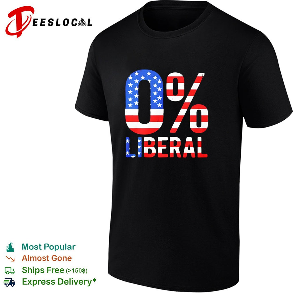 American flag pattern 0 Liberal shirt